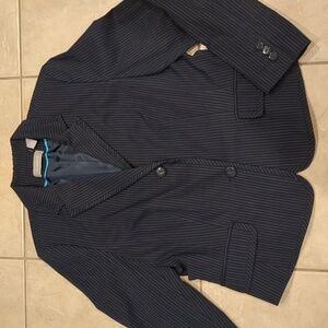 Liz Claiborne Navy Pinstripe Blazer Size 16